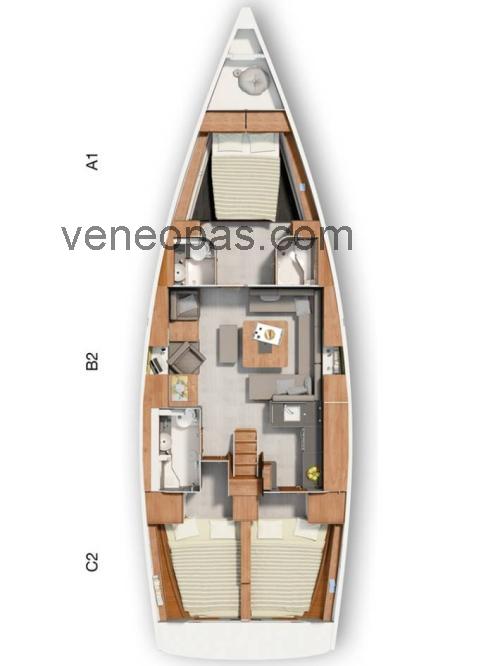 Hanse 455 Tekniset tiedot ja arvostelut 